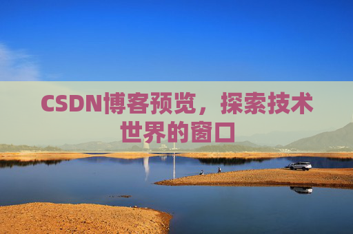 CSDN博客预览,探索技术世界的窗口